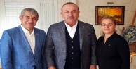 Çavuşoğlu AGC başkanına taziyeye gitti