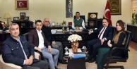 Aksoy'dan Yücel'e ziyaret