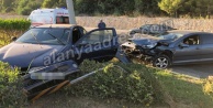 Alanya’da 2 otomobil çarpıştı: 1 yaralı