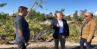 Başkan Çalık fırtına mağdurlarını ziyaret etti