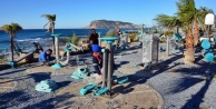 Büyükşehir Tosmur Yolu’ndaki spor aletlerini yeniledi