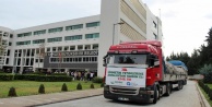 Büyükşehir’den Suriye’ye iki yardım tırı