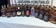 Jandarmadan kaçak içki operasyonu