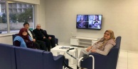 Alanya'da hasta yakınlarının yüzü güldü