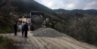 Alanya kırsalındaki o yol onarıldı