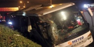Antalya otobüsü kaza yaptı: 2 ölü, 21 yaralı var