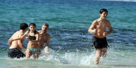 Alanya'ya yaz erken geldi