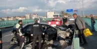 Antalya- Alanya yolunda feci kaza! Alkollü sürücü ölümden döndü