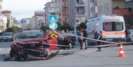 Yürekleri ağza getiren kazada 2 kişi yaralandı!