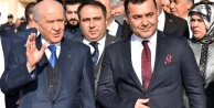 MHP liderini Başkan Yücel karşıladı