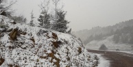 Alanya'da Nisan ayında kar şaşkınlığı