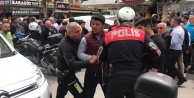 Alanya’da "dur" ihtarına uymayan motosikletli polisleri alarma geçirdi