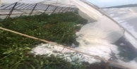 Antalya’da çiftçiyi dolu vurdu