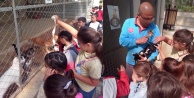 Çocuklar hayvan sevgisini Alanya Belediyesi ile öğreniyor
