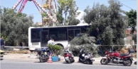 Korkutan resim! Alanya'da halk otobüsünün freni boşaldı