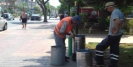 Büyükşehir Alanya'daki çöp kovalarını yeniledi