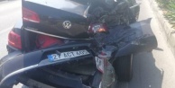 Alanya'da feci kaza! 1 yaralı