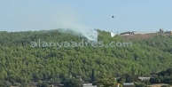 Alanya'da korkutan yangın