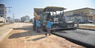 Payallar sanayi yolu asfaltlanıyor
