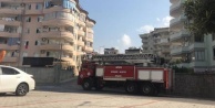 Alanya'da lüks dairede korkutan yangın