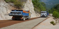 Büyükşehir Belediyesi Alanya Asmaca yolunun asfaltladı