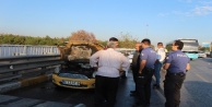 6 bin liraya yaptırılan otomobil 5'inci kilometrede yandı