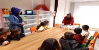 Hacıkura Kütüphane'nde öğrencilere çevre brifingi