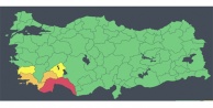 Antalya için "kırmızı kodlu" uyarının kaldırıldığı açıklandı