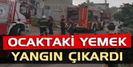 Alanya’da ocakta unutulan yemek yangın çıkardı