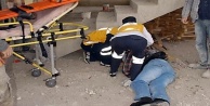 Alanya’da inşaattan düşen işçi yaralandı