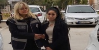 Hırsızlık şüphelisi kadın yakalandı