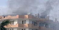 Alanya'da çatı yangını paniğe neden  oldu!