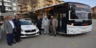 Alanya’da toplu ulaşım araçlarına korona önlemi