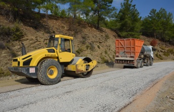 Alanya İçme Suyu Arıtma Tesisi yolu asfaltlandı