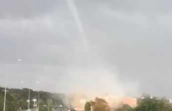 Alanya'da korku dolu anlar