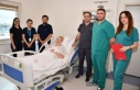 Karnından 12 kilogramlık yumurtalık kitlesi çıkartıldı