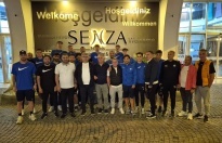 Maviler veda yemeğinde buluştu