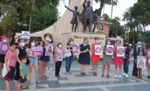 Alanya'da kadın cinayetlerine tepki