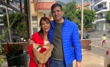 Alanya'nın eski başhekiminin bebek mutluluğu