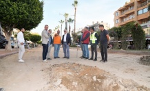 Başkan Özçelik çalışmaları yerinde inceledi