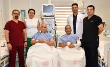 İki kardeş aynı gün bypass ameliyatı oldu