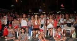 Alanya'dan 15 Temmuz manzaraları