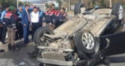 MHP Alanya konvoyu kaza yaptı