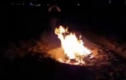 ALANYA YENİ YILI BÖYLE KUTLADI 