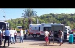  5 yaralı için 6 ambulans geldi