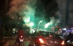 ALANYA SOKAKLARI ŞAMPİYONLUKLA COŞTU