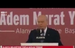 Bahçeli'nin Alanya çıkarması ulusal basında böyle yer aldı