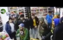  İşte Fenerbahçeli bir grubun marketi soyduğu görüntüler