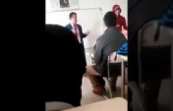 Öğretmene yapılan saygısızlığa büyük tepki
