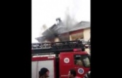 PATLAYAN TELEVİZYON TÜPÜ EVİ BÖYLE YAKTI